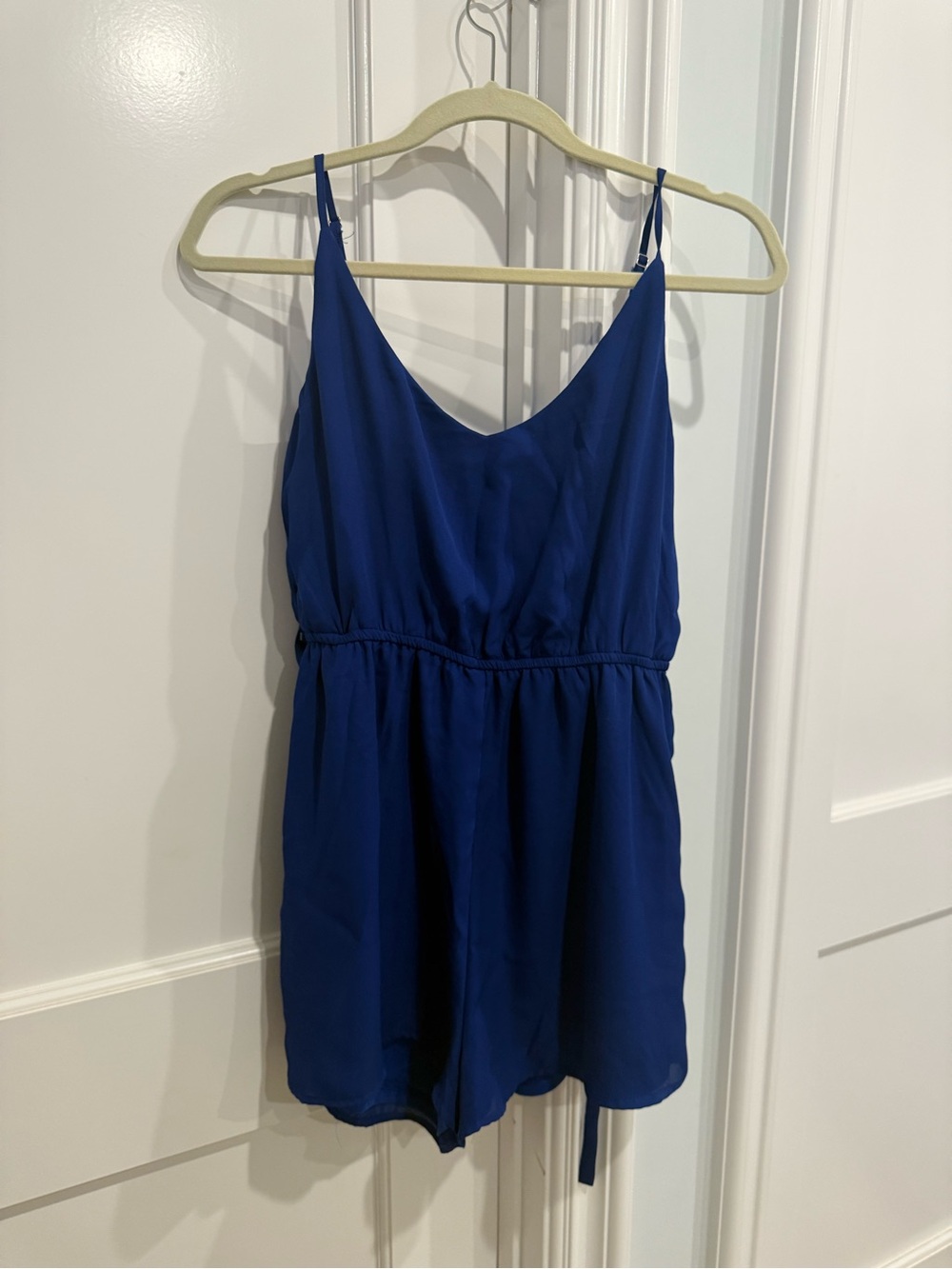 Royal Blue Spaghetti Strap Romper